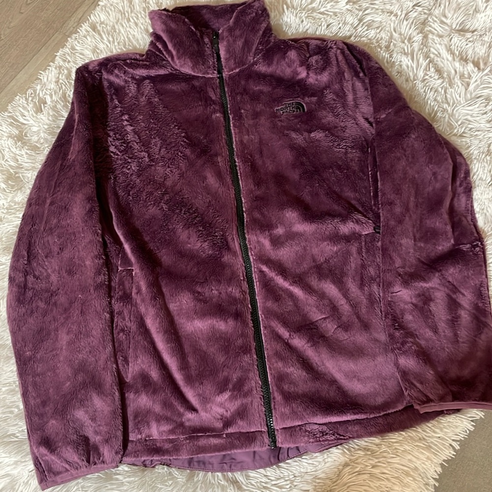 The north face osito rare color purple women jacket fleece m l xxl